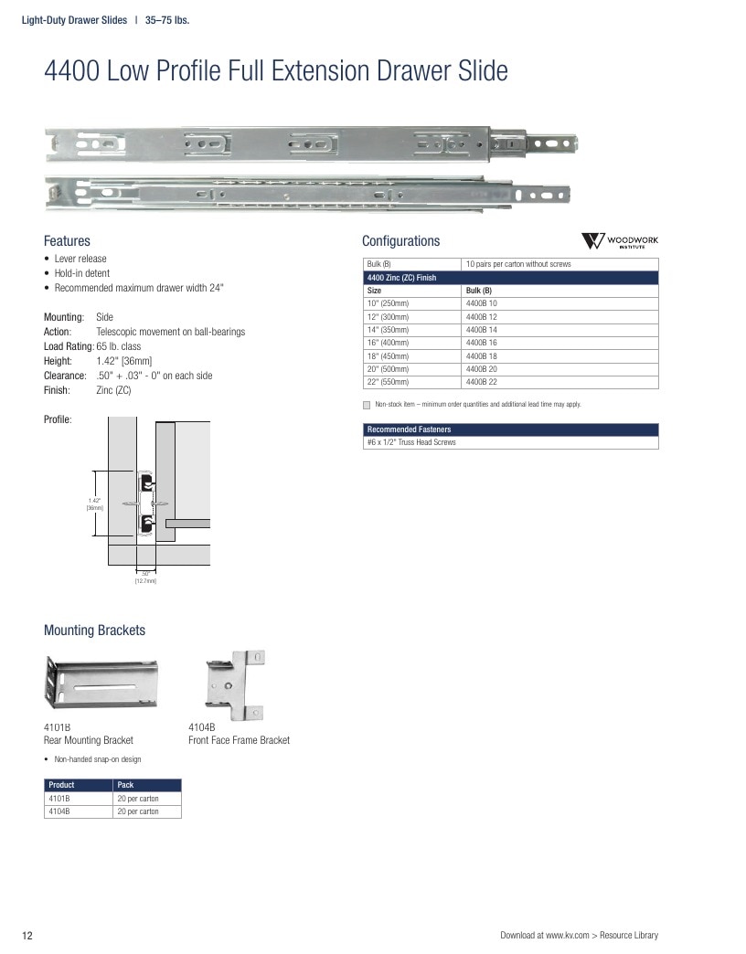 Knape & Vogt Hardware Catalog Weekly Ad January 1 - December 31, 2026