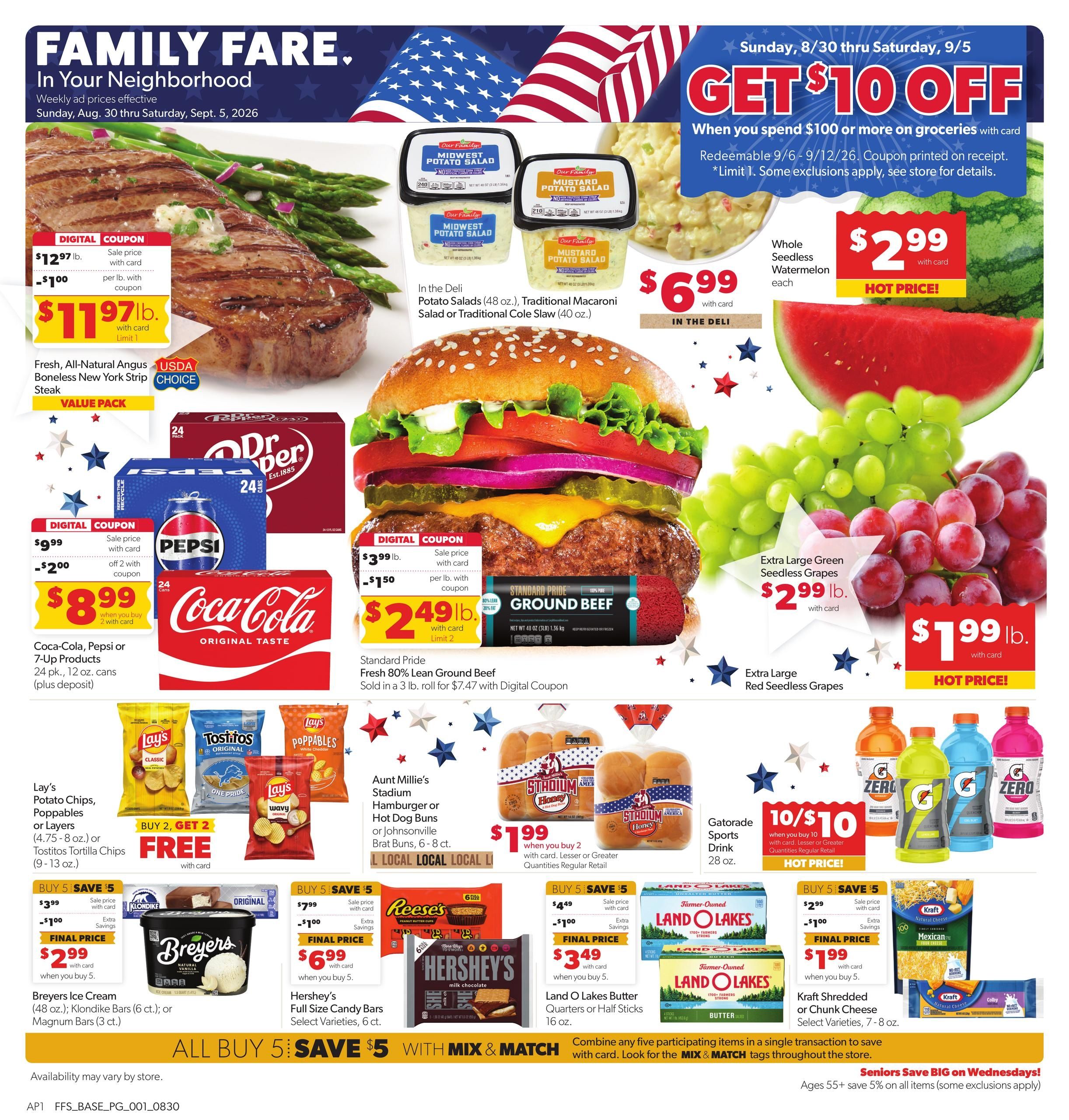 Family Fare (South Bend Area, IN) Weekly Ad August 30 - September 5, 2026