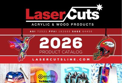 LaserCutsLine Promotional Products Catalog Weekly Ad January 1 - December 31, 2026