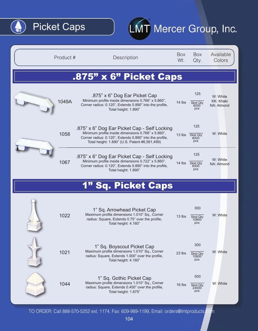 LMT Mercer Group Fence, Deck and Railing Products Catalog Weekly Ad January 1 - December 31, 2026