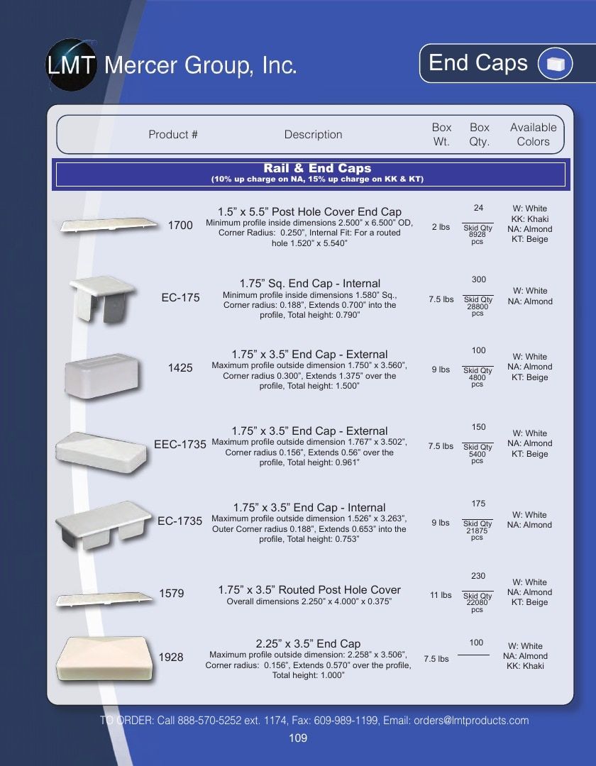 LMT Mercer Group Fence, Deck and Railing Products Catalog Weekly Ad January 1 - December 31, 2026