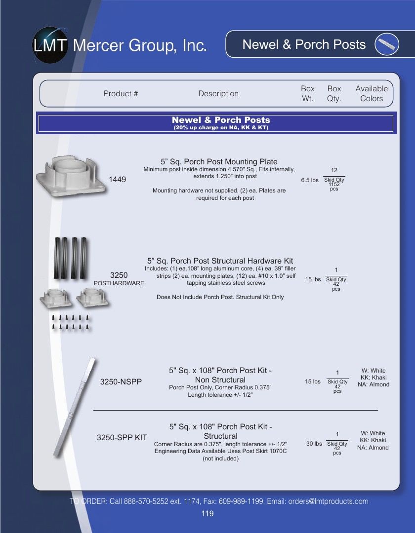 LMT Mercer Group Fence, Deck and Railing Products Catalog Weekly Ad January 1 - December 31, 2026