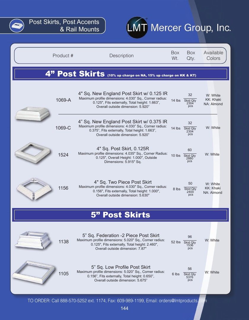 LMT Mercer Group Fence, Deck and Railing Products Catalog Weekly Ad January 1 - December 31, 2026