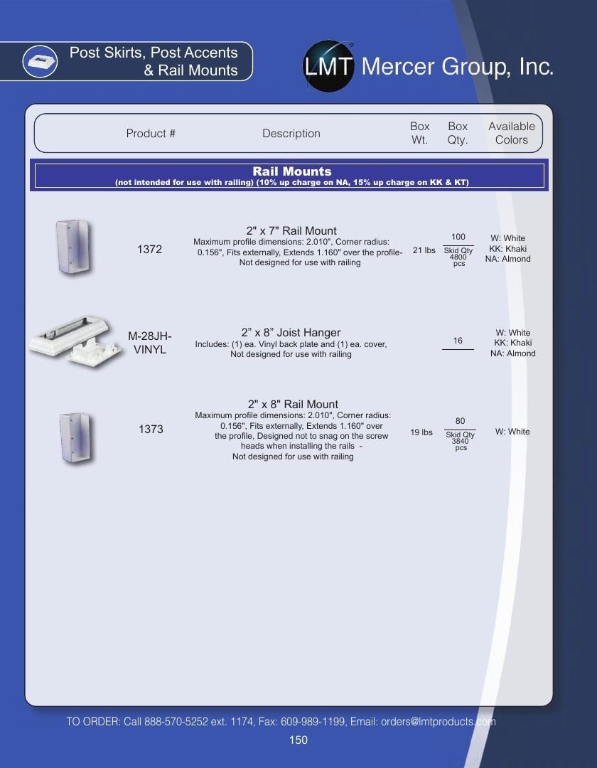 LMT Mercer Group Fence, Deck and Railing Products Catalog Weekly Ad January 1 - December 31, 2026