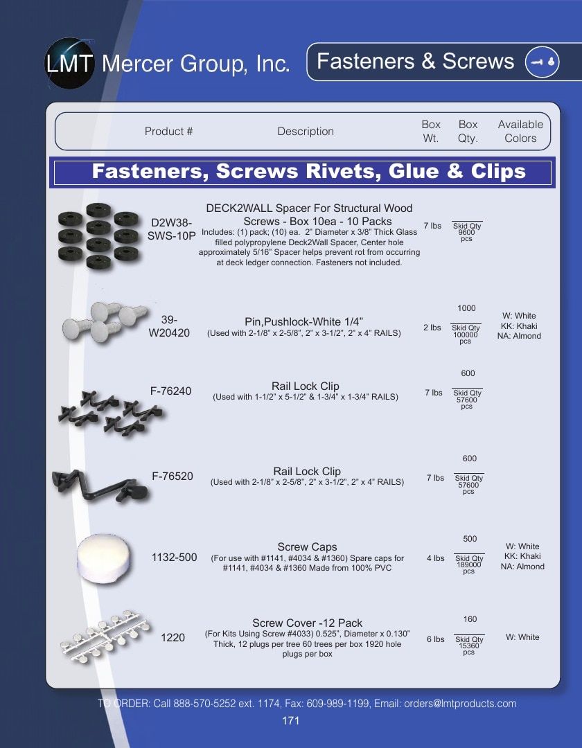 LMT Mercer Group Fence, Deck and Railing Products Catalog Weekly Ad January 1 - December 31, 2026