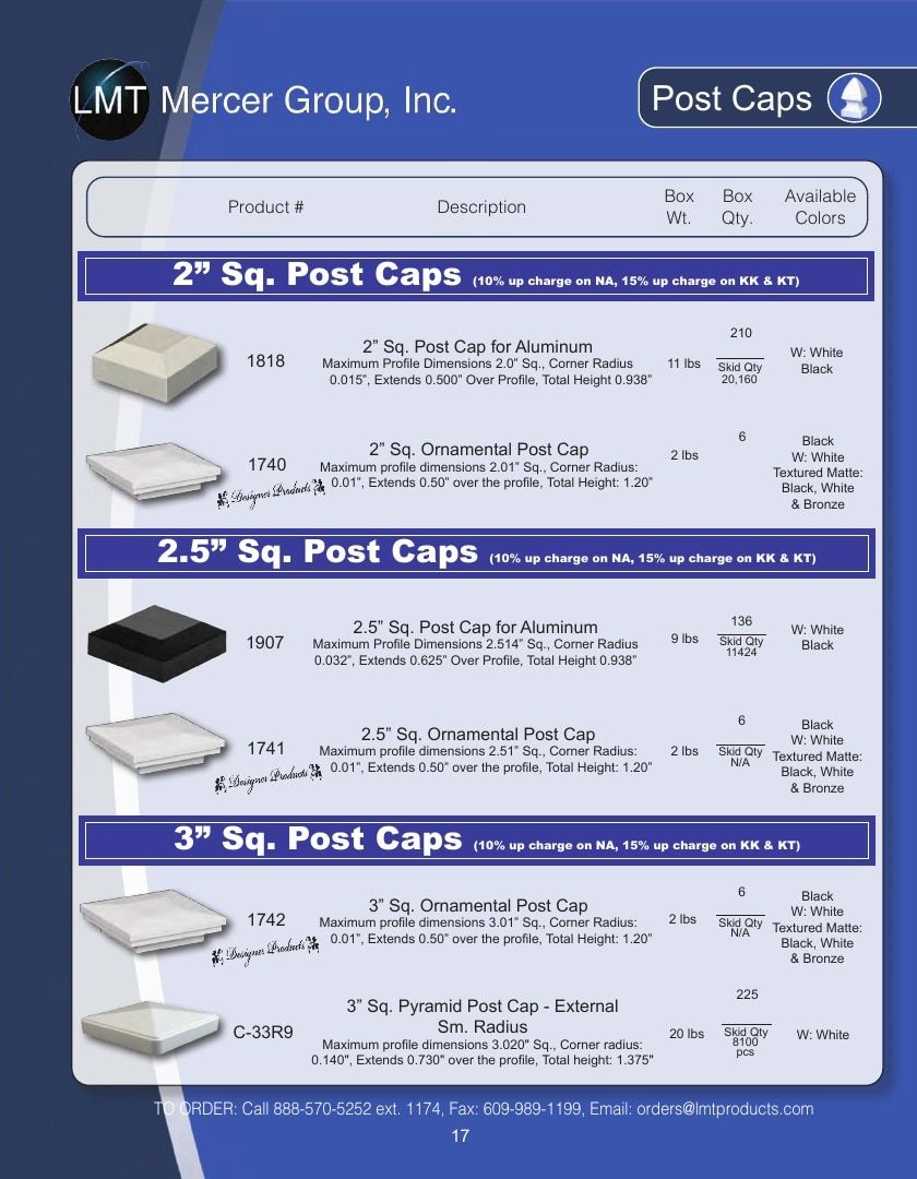 LMT Mercer Group Fence, Deck and Railing Products Catalog Weekly Ad January 1 - December 31, 2026