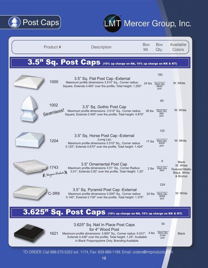 LMT Mercer Group Fence, Deck and Railing Products Catalog Weekly Ad January 1 - December 31, 2026