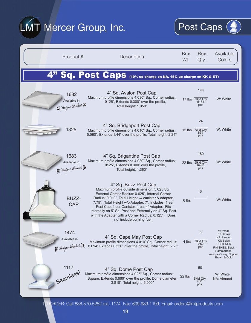 LMT Mercer Group Fence, Deck and Railing Products Catalog Weekly Ad January 1 - December 31, 2026