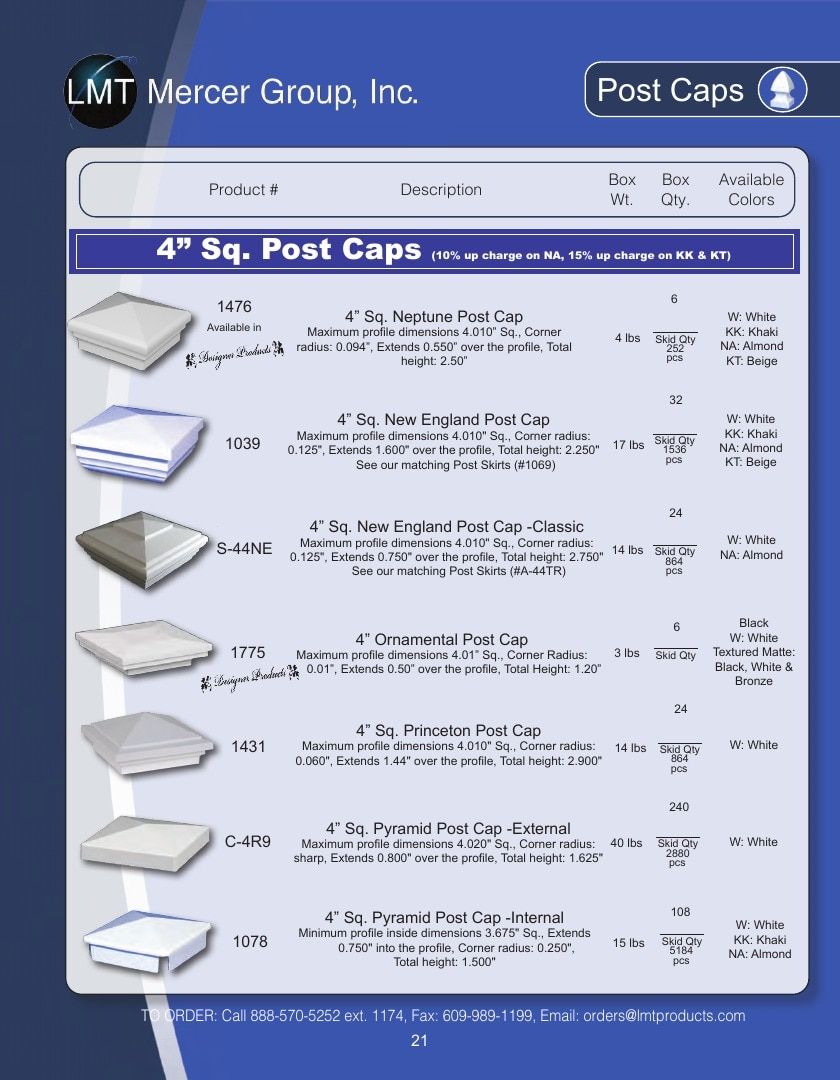 LMT Mercer Group Fence, Deck and Railing Products Catalog Weekly Ad January 1 - December 31, 2026