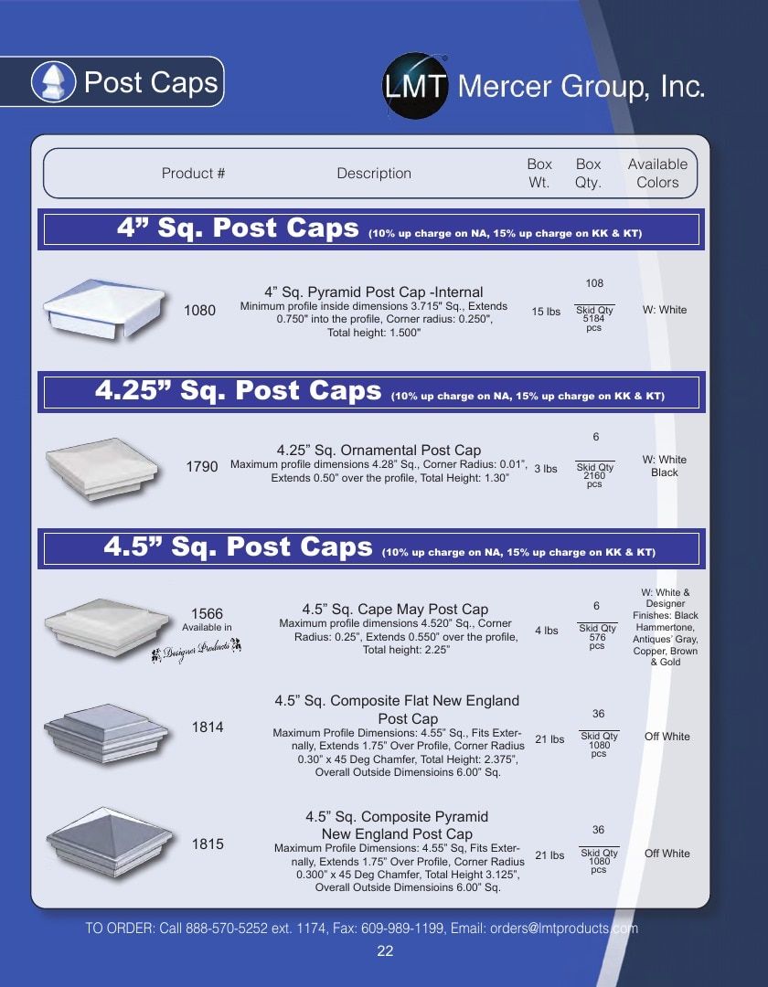 LMT Mercer Group Fence, Deck and Railing Products Catalog Weekly Ad January 1 - December 31, 2026