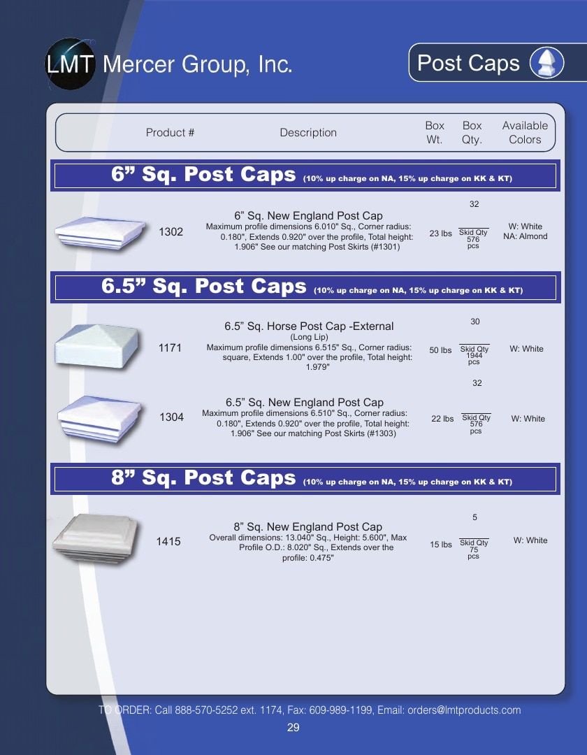 LMT Mercer Group Fence, Deck and Railing Products Catalog Weekly Ad January 1 - December 31, 2026
