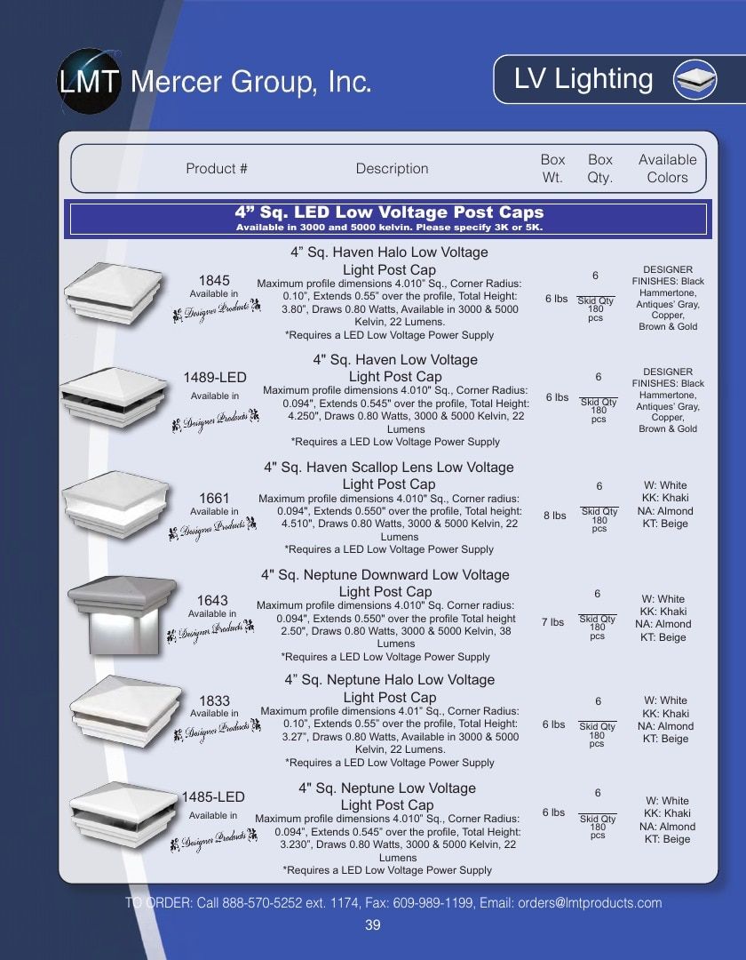 LMT Mercer Group Fence, Deck and Railing Products Catalog Weekly Ad January 1 - December 31, 2026