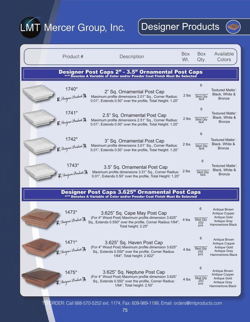 LMT Mercer Group Fence, Deck and Railing Products Catalog Weekly Ad January 1 - December 31, 2026