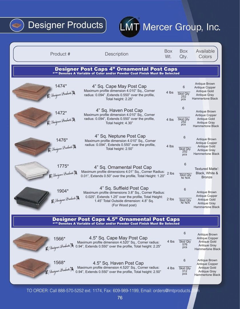 LMT Mercer Group Fence, Deck and Railing Products Catalog Weekly Ad January 1 - December 31, 2026