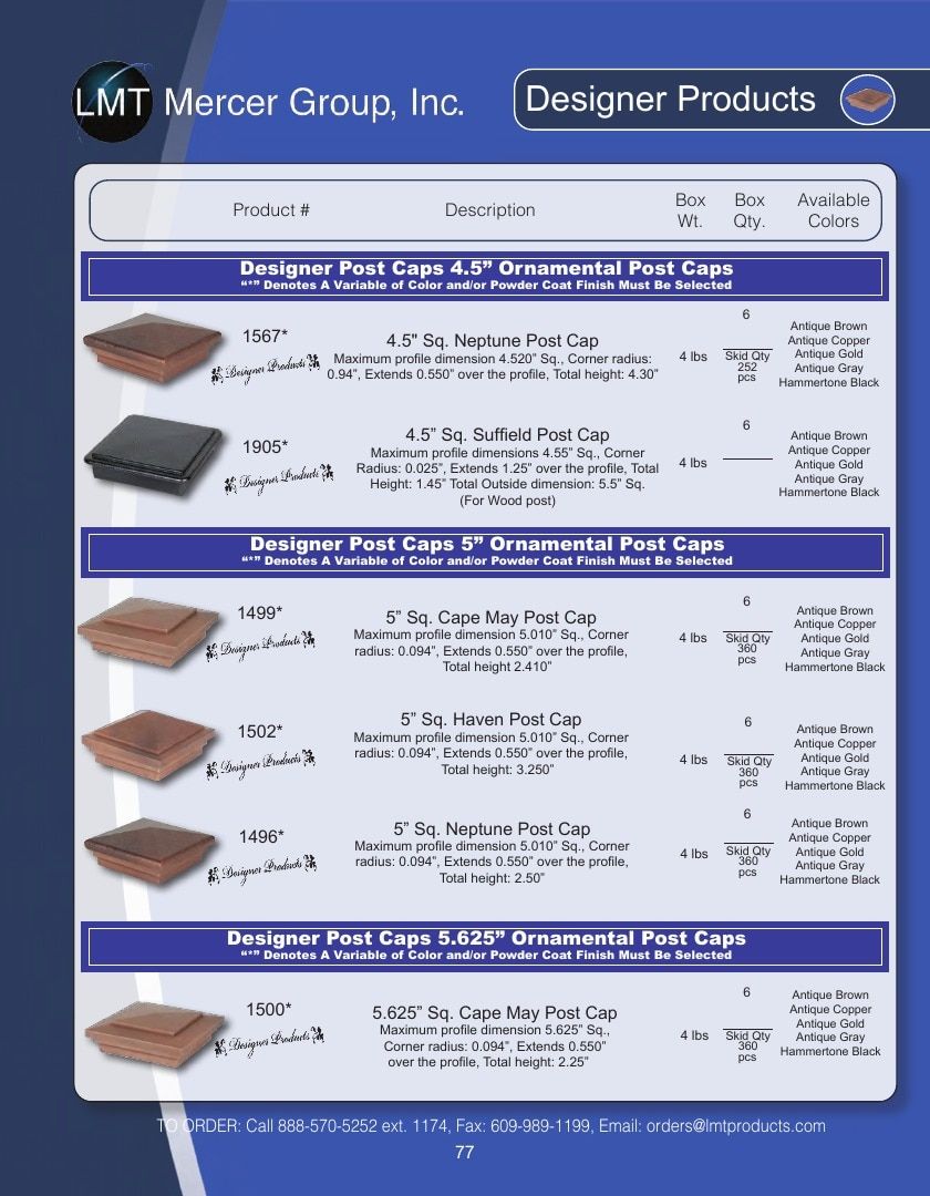LMT Mercer Group Fence, Deck and Railing Products Catalog Weekly Ad January 1 - December 31, 2026