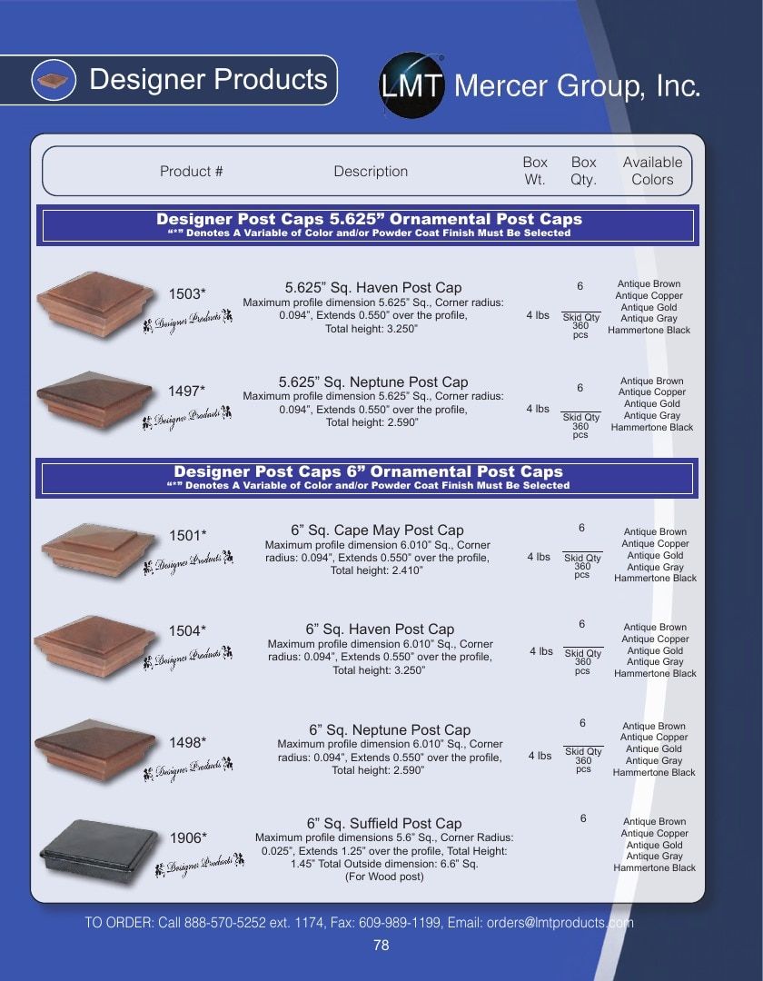 LMT Mercer Group Fence, Deck and Railing Products Catalog Weekly Ad January 1 - December 31, 2026