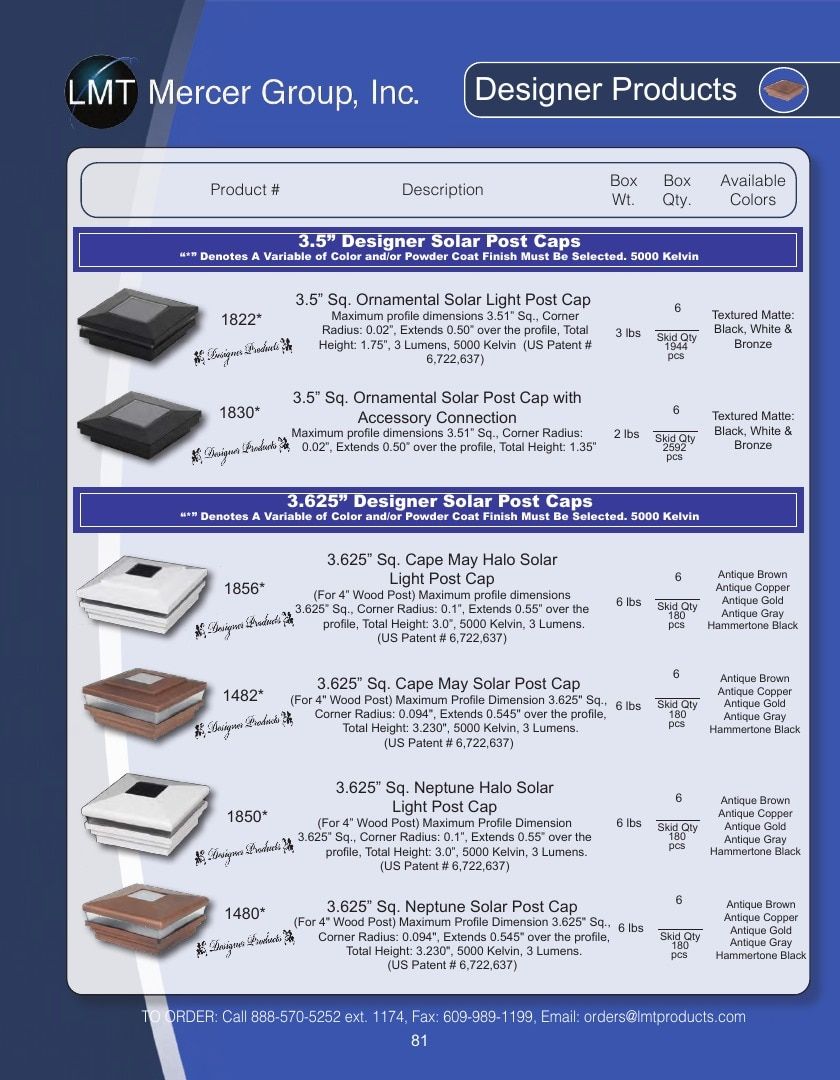 LMT Mercer Group Fence, Deck and Railing Products Catalog Weekly Ad January 1 - December 31, 2026