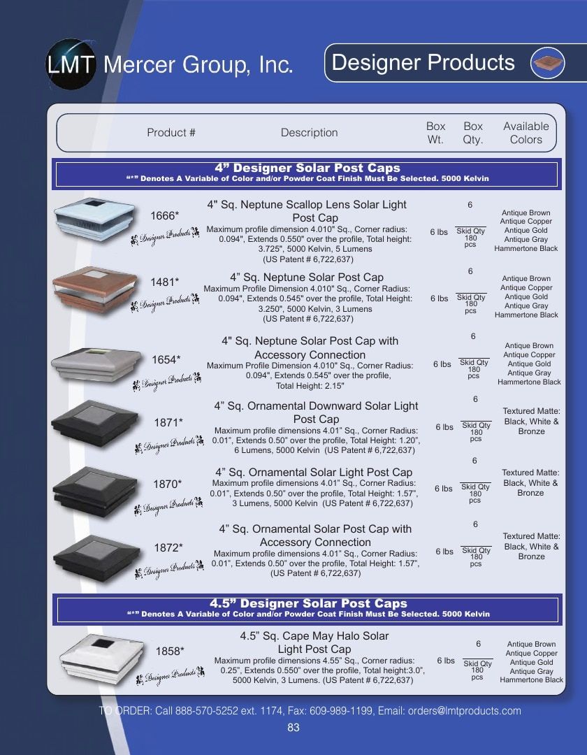 LMT Mercer Group Fence, Deck and Railing Products Catalog Weekly Ad January 1 - December 31, 2026