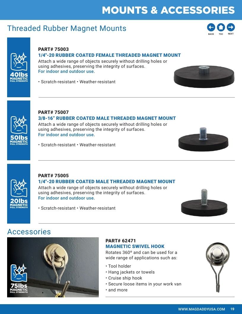 Mag Daddy Magnetic Fasteners Catalog Weekly Ad January 1 - December 31, 2026