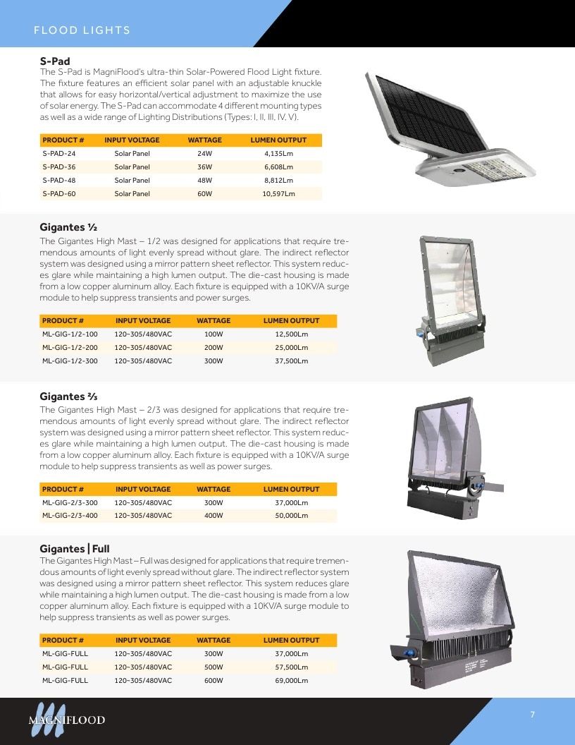 MagniFlood Outdoor Lighting Catalog Weekly Ad January 1 - December 31, 2026
