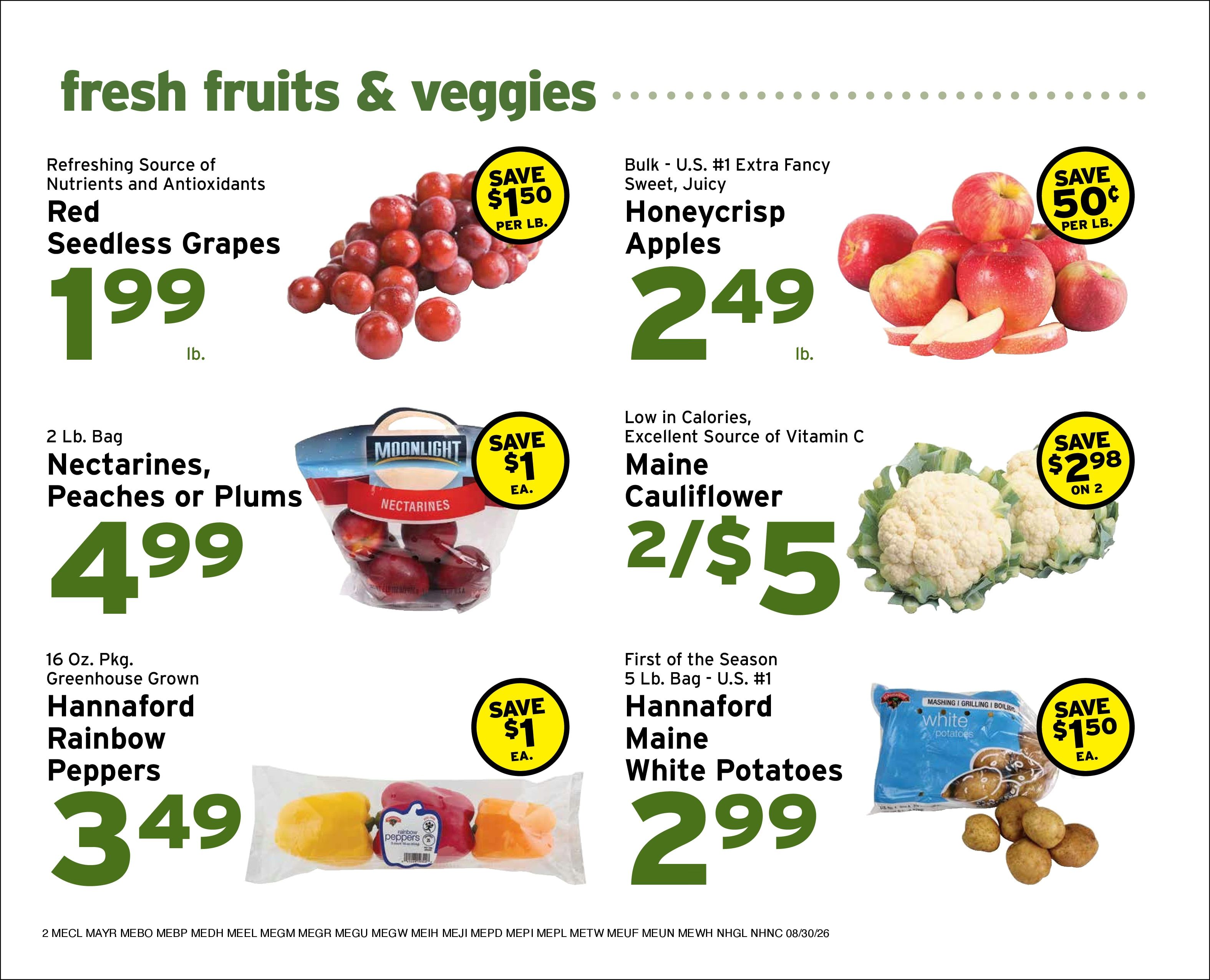 Mainely Provisions (72 Main St., Bethel, ME) Weekly Ad August 30 - September 5, 2026