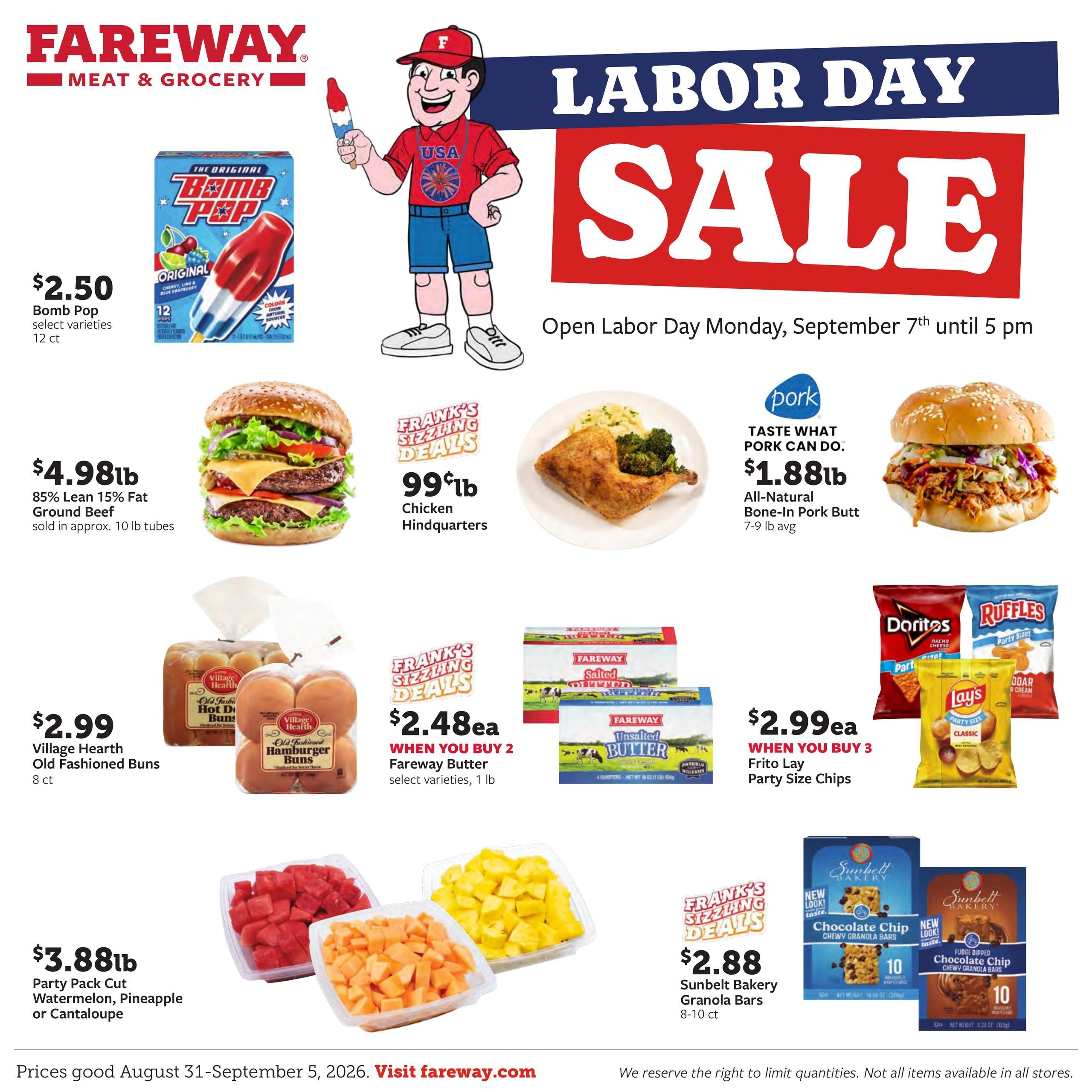 Fareway (Northfield-Rochester Area, MN) Weekly Ad August 31 - September 5, 2026