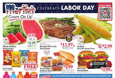 Martin's Super Markets Weekly Ad August 30 - September 5, 2026