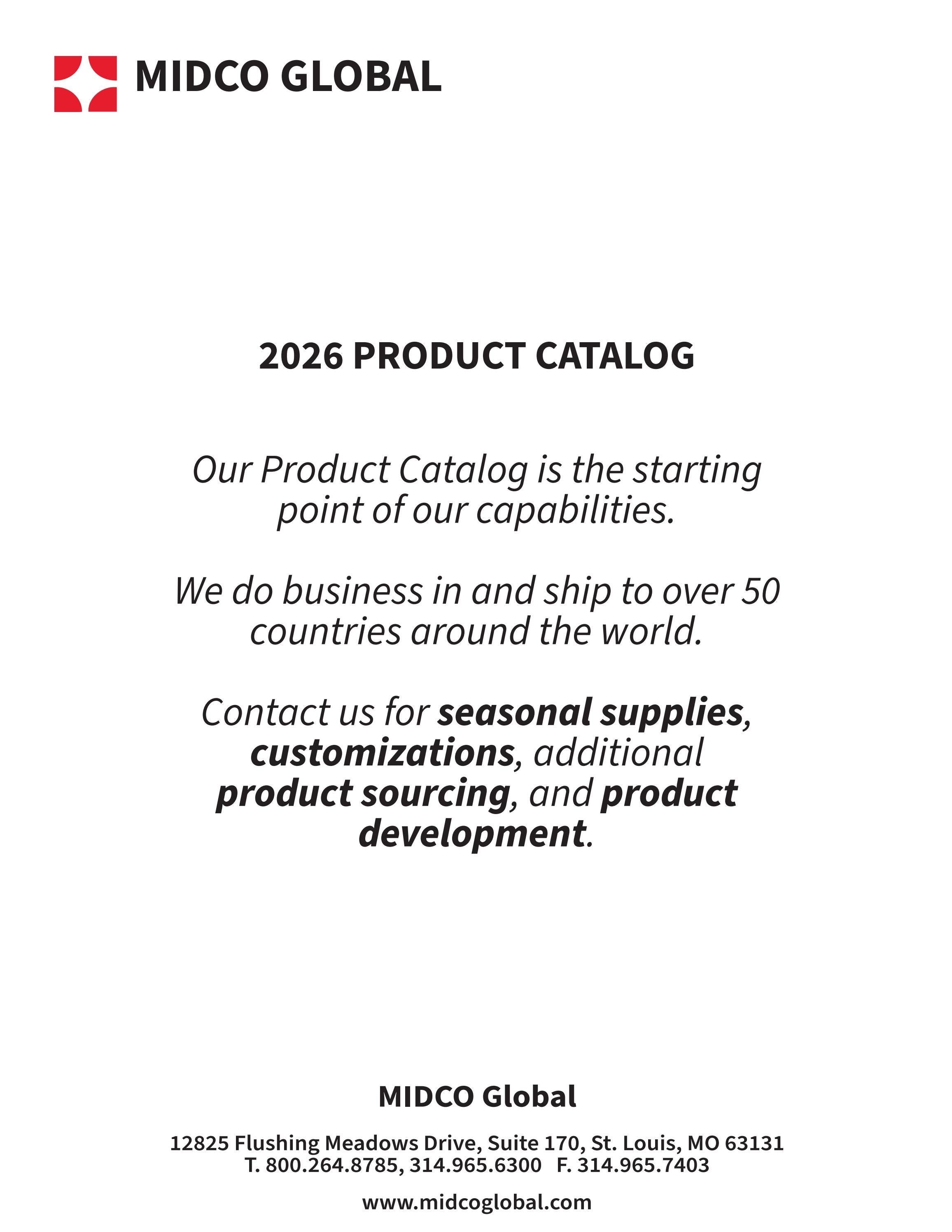 MIDCO Global Agricultural Products Catalog Weekly Ad January 1 - December 31, 2026