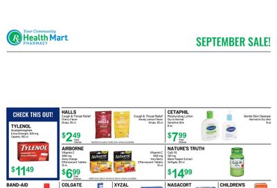 Health Mart Pharmacy Weekly Ad September 1 - 30, 2026