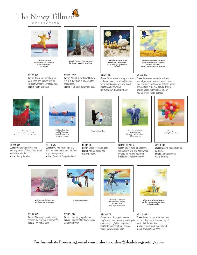 Nancy Tillman Collection Greeting Cards Catalog Weekly Ad January 1 - December 31, 2026