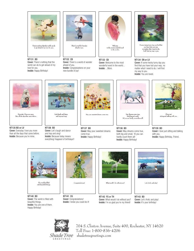 Nancy Tillman Collection Greeting Cards Catalog Weekly Ad January 1 - December 31, 2026