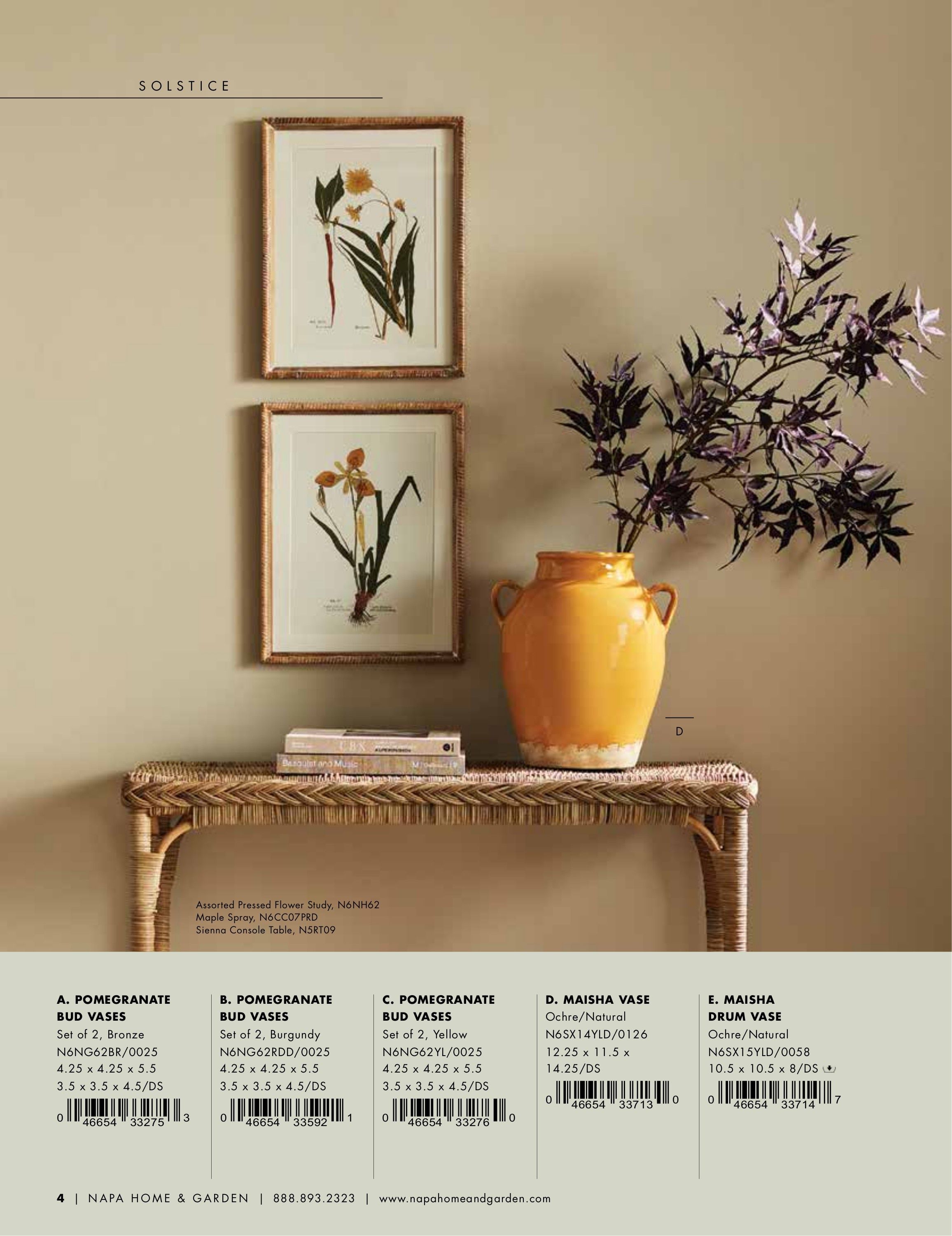 Napa Home & Garden Home and Garden Catalog Weekly Ad January 1 - December 31, 2026