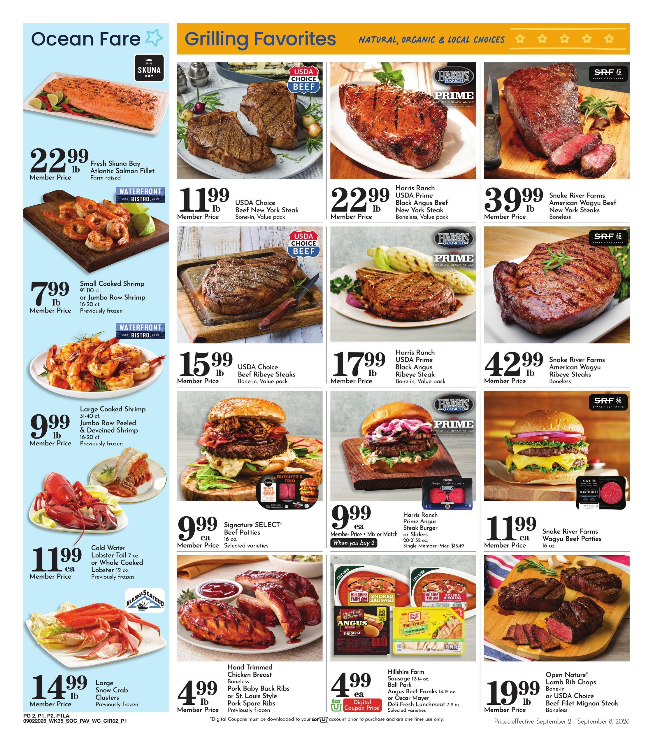 Pavilions (Aliso Viejo Area, CA) Weekly Ad September 2 - 8, 2026