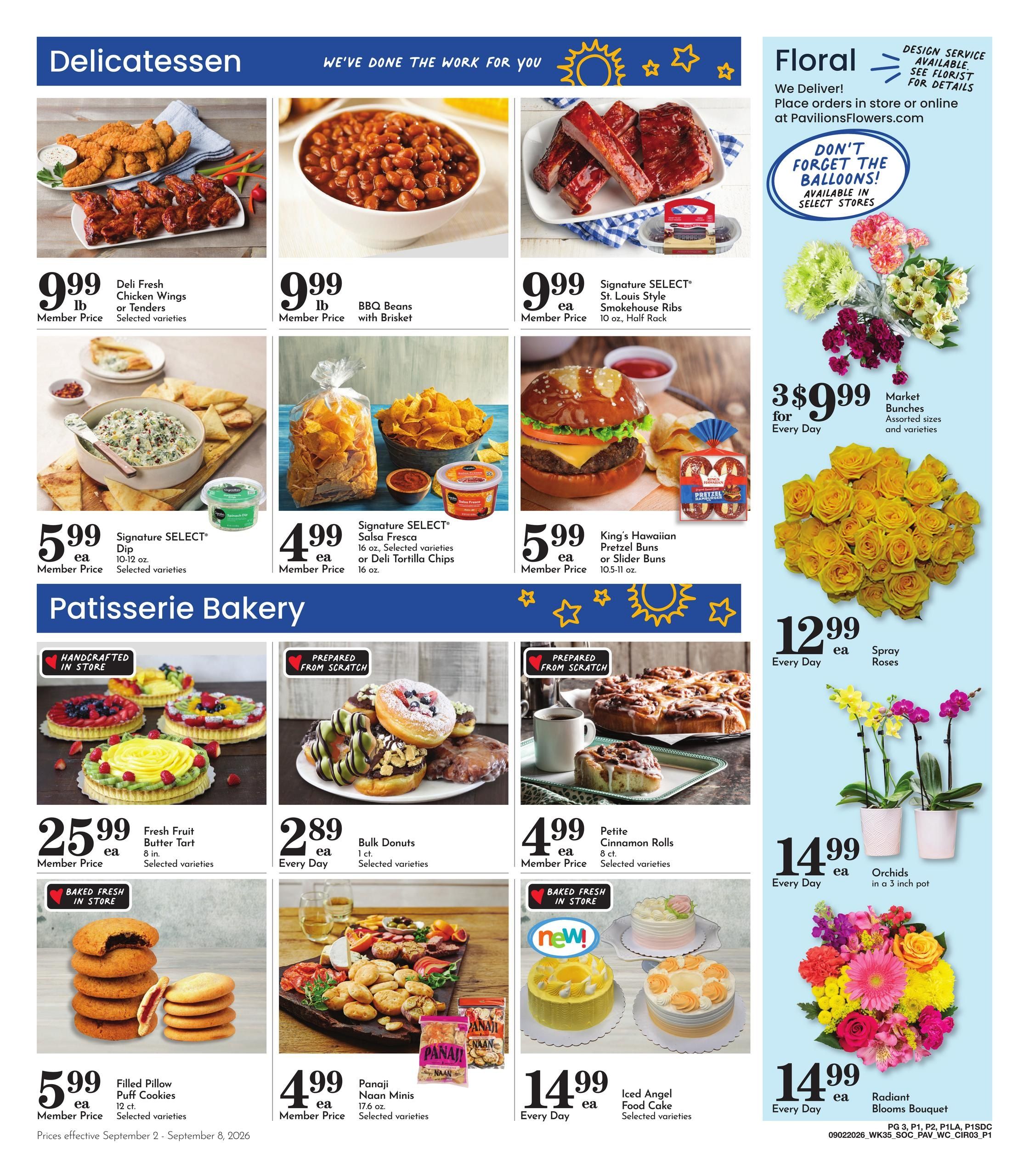Pavilions (Aliso Viejo Area, CA) Weekly Ad September 2 - 8, 2026
