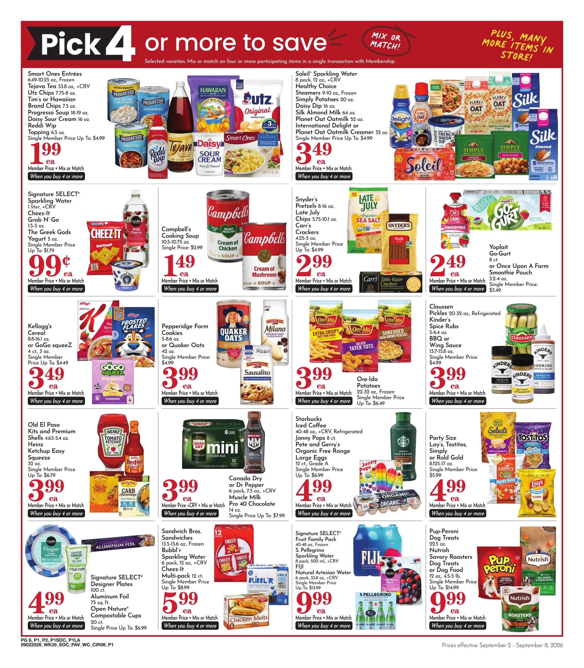 Pavilions (Aliso Viejo Area, CA) Weekly Ad September 2 - 8, 2026