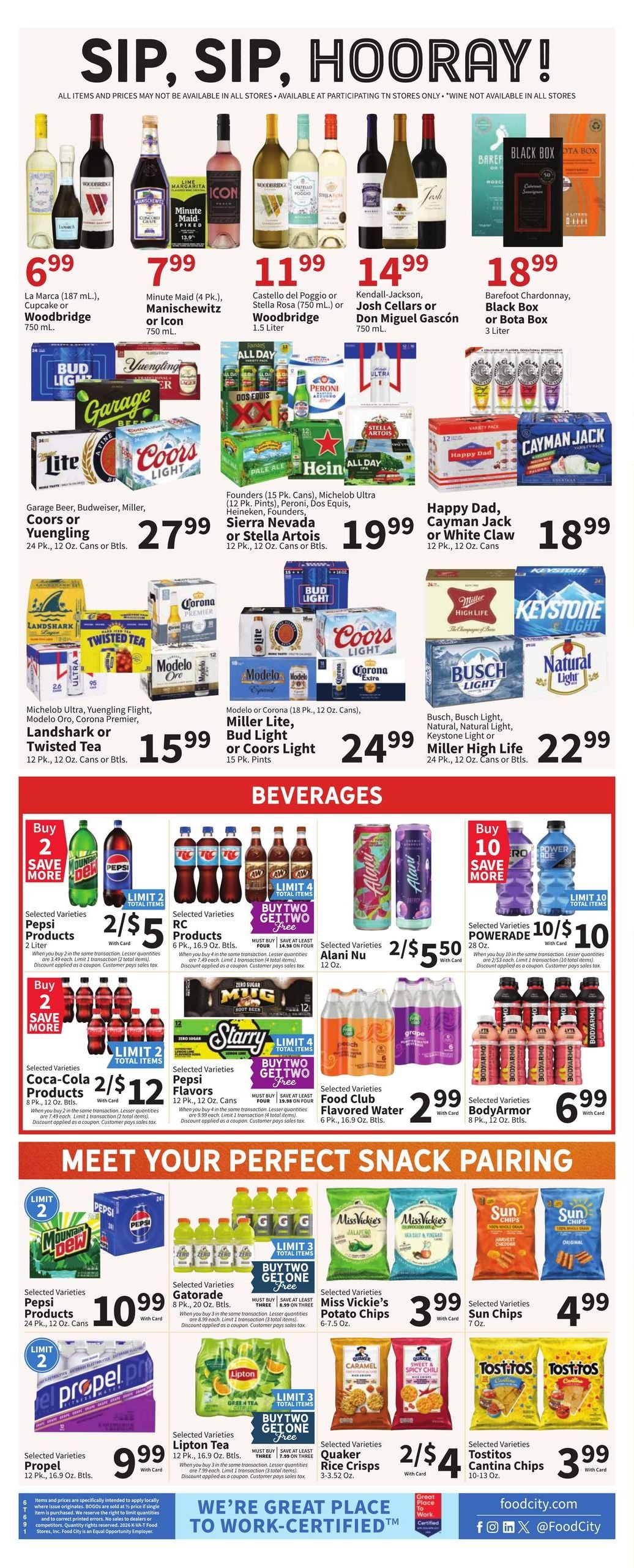 FoodCity (Chattanooga Area, TN) Weekly Ad September 2 - 8, 2026