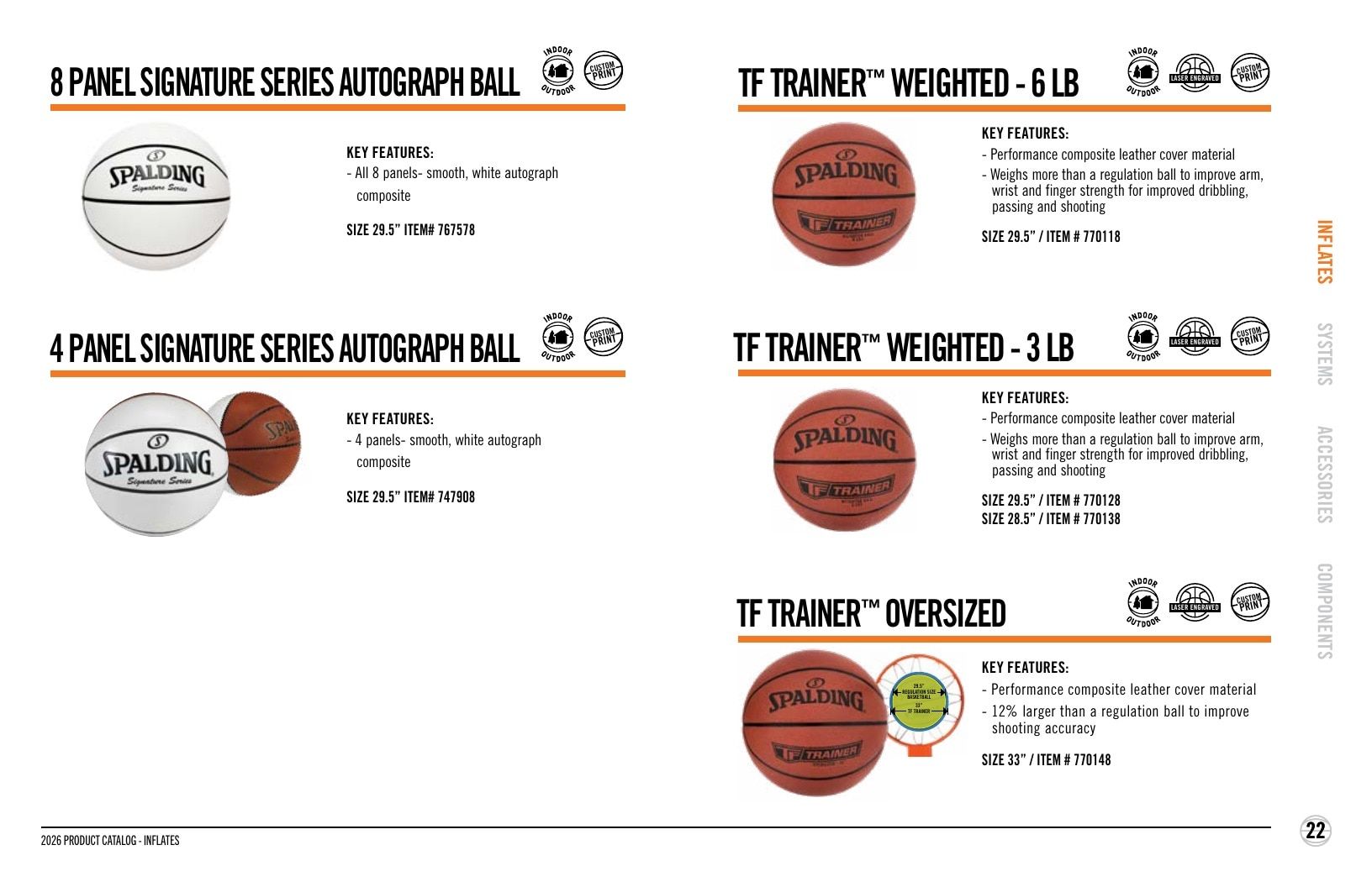 Spalding Team Sports Catalog Weekly Ad January 1 - December 31, 2026