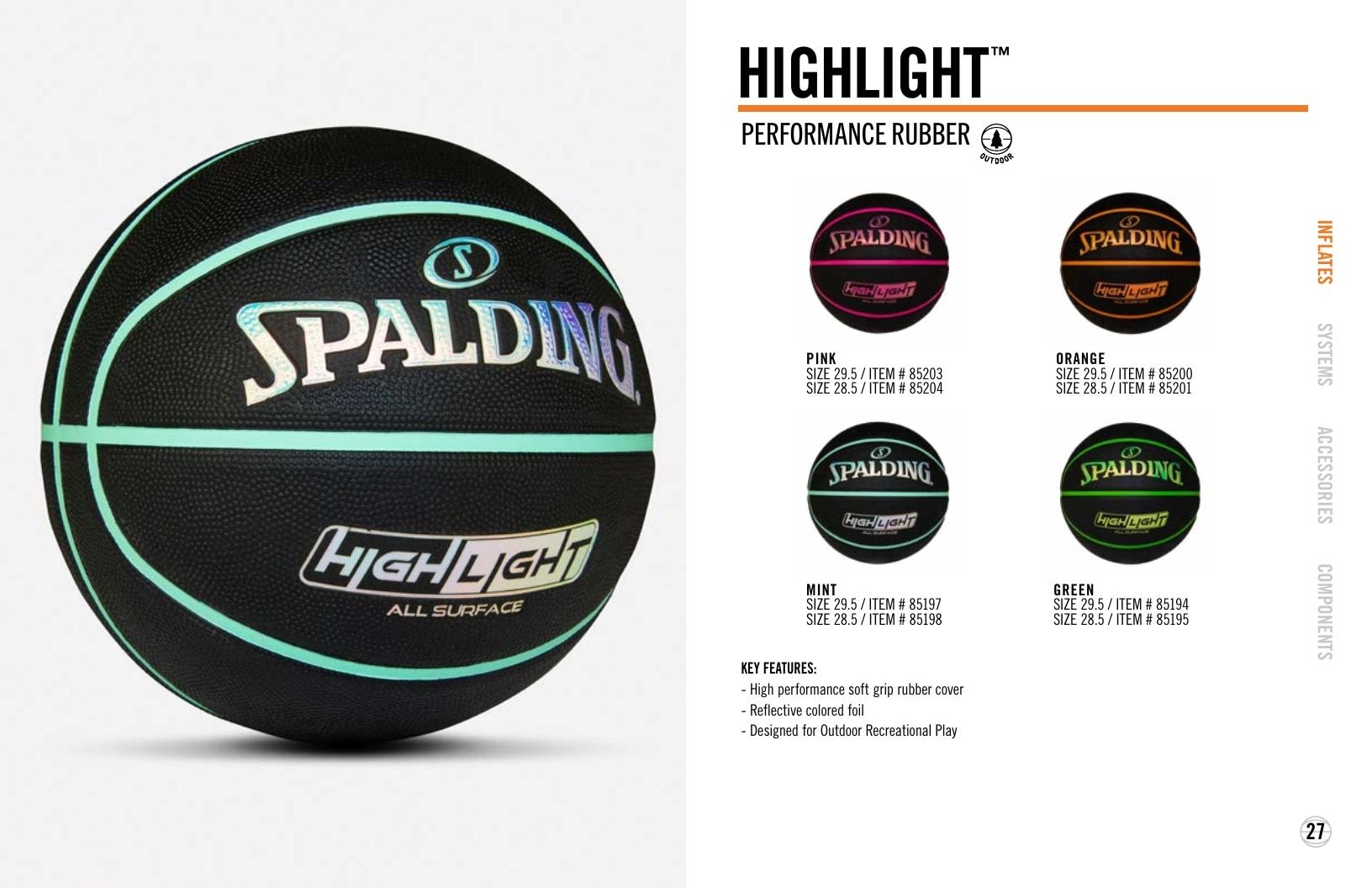 Spalding Team Sports Catalog Weekly Ad January 1 - December 31, 2026