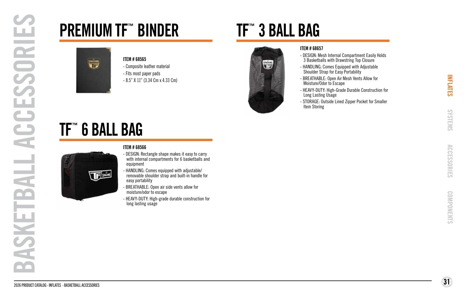 Spalding Team Sports Catalog Weekly Ad January 1 - December 31, 2026