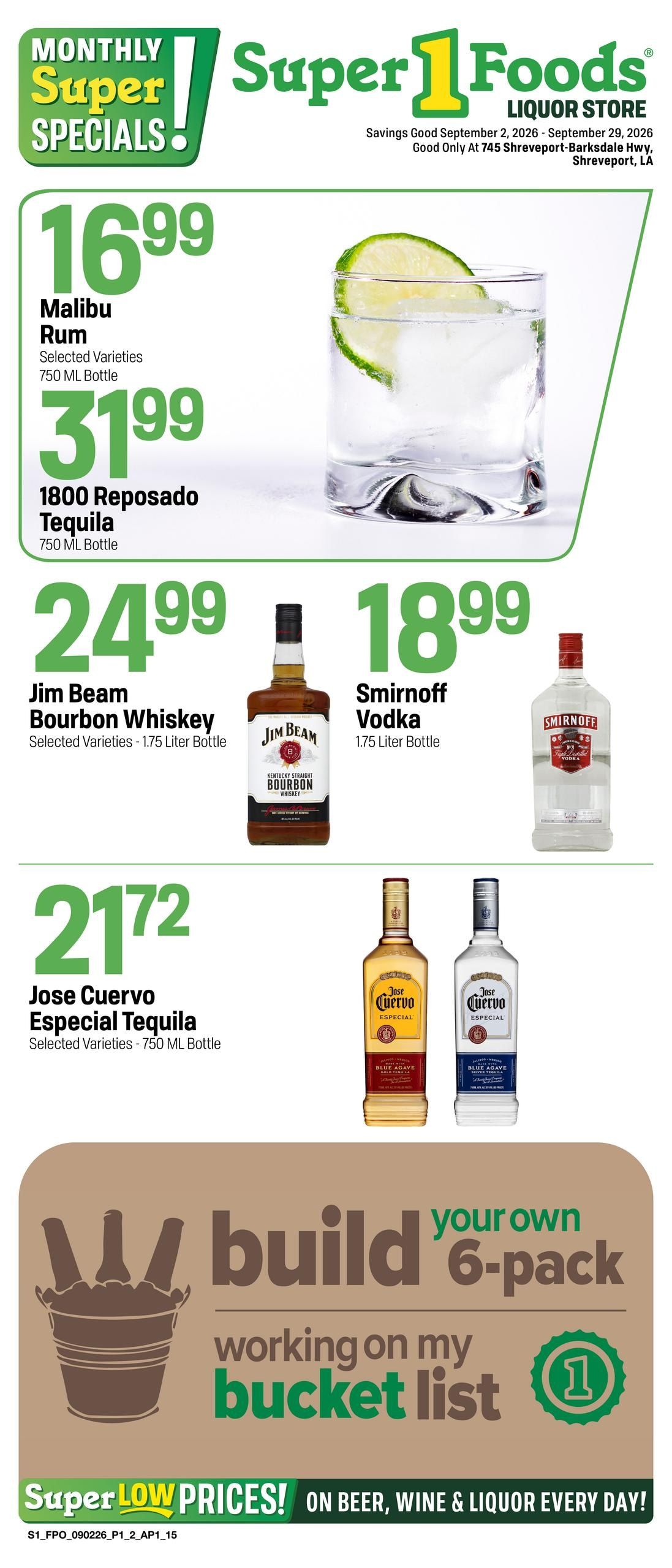Super 1 Foods & Discount Pharmacy Weekly Ad September 2 - 29, 2026