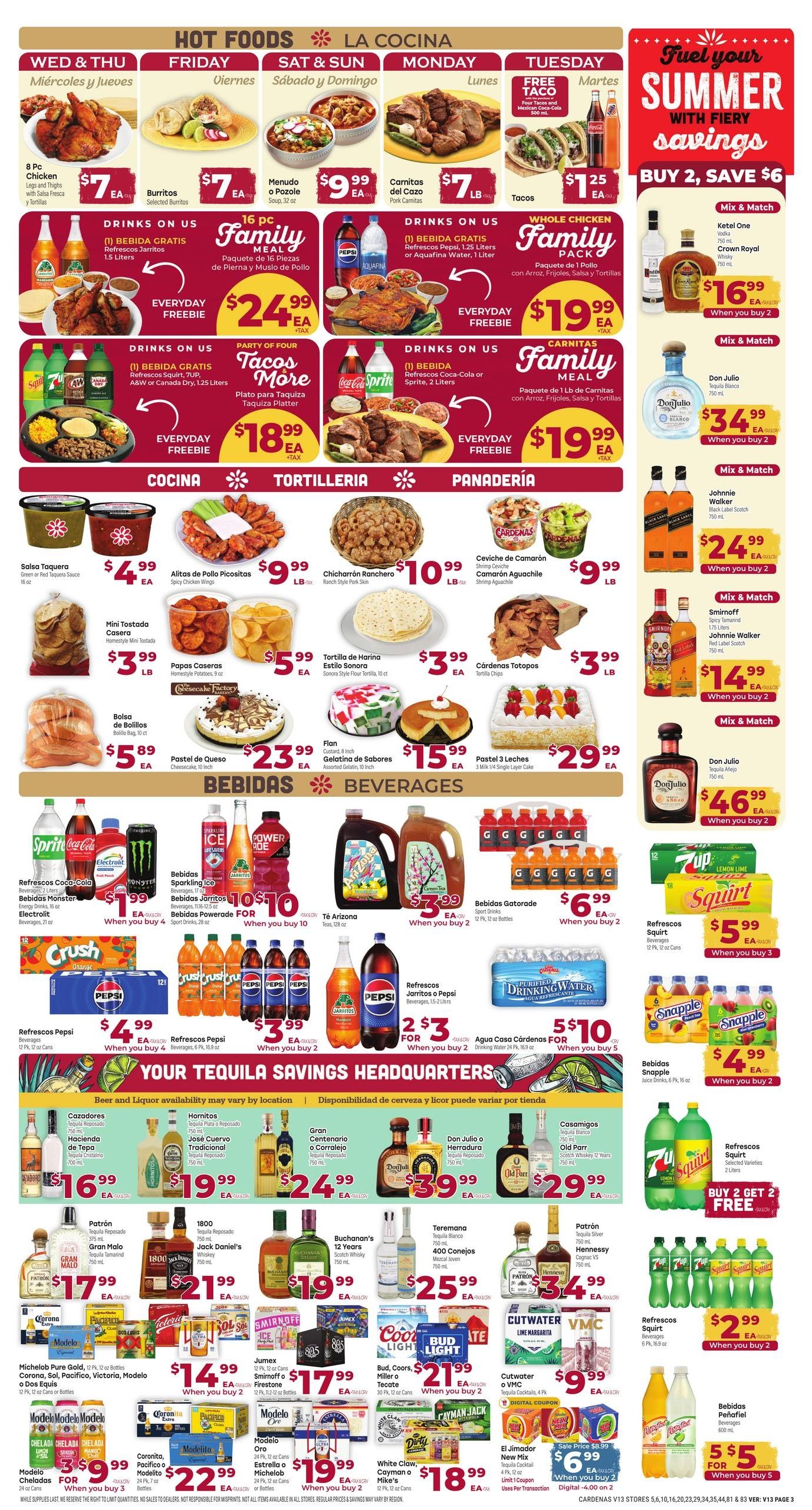 Cardenas Markets (El Monte Area, CA) Weekly Ad September 2 - 8, 2026