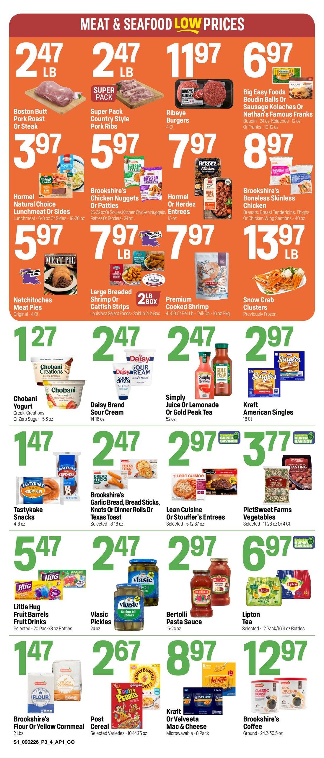 Super 1 Foods & Discount Pharmacy Weekly Ad September 2 - 8, 2026