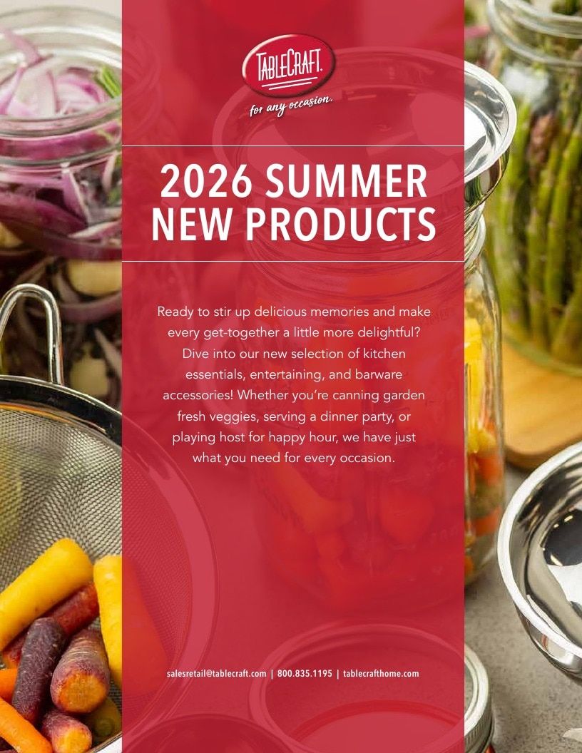 TableCraft Home Summer New Products Weekly Ad January 1 - December 31, 2026