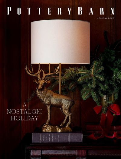 Pottery Barn Holiday Catalog Weekly Ad August 31, 2026 - January 31, 2027