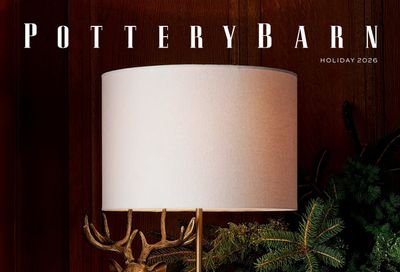 Pottery Barn Holiday Catalog Weekly Ad August 31, 2026 - January 31, 2027