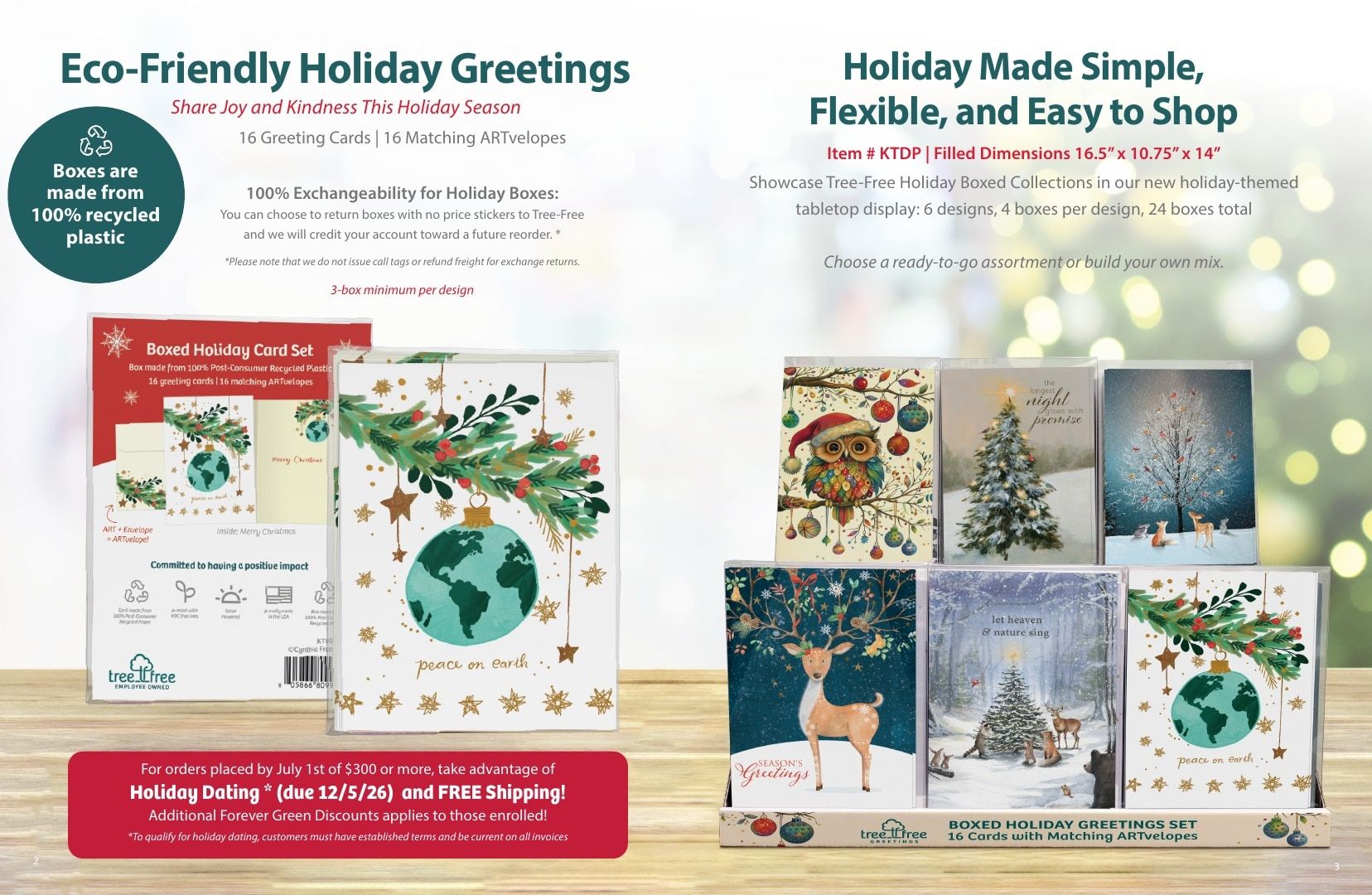 Tree-Free Greetings Holiday and New Release Catalog Weekly Ad January 1 - December 31, 2026