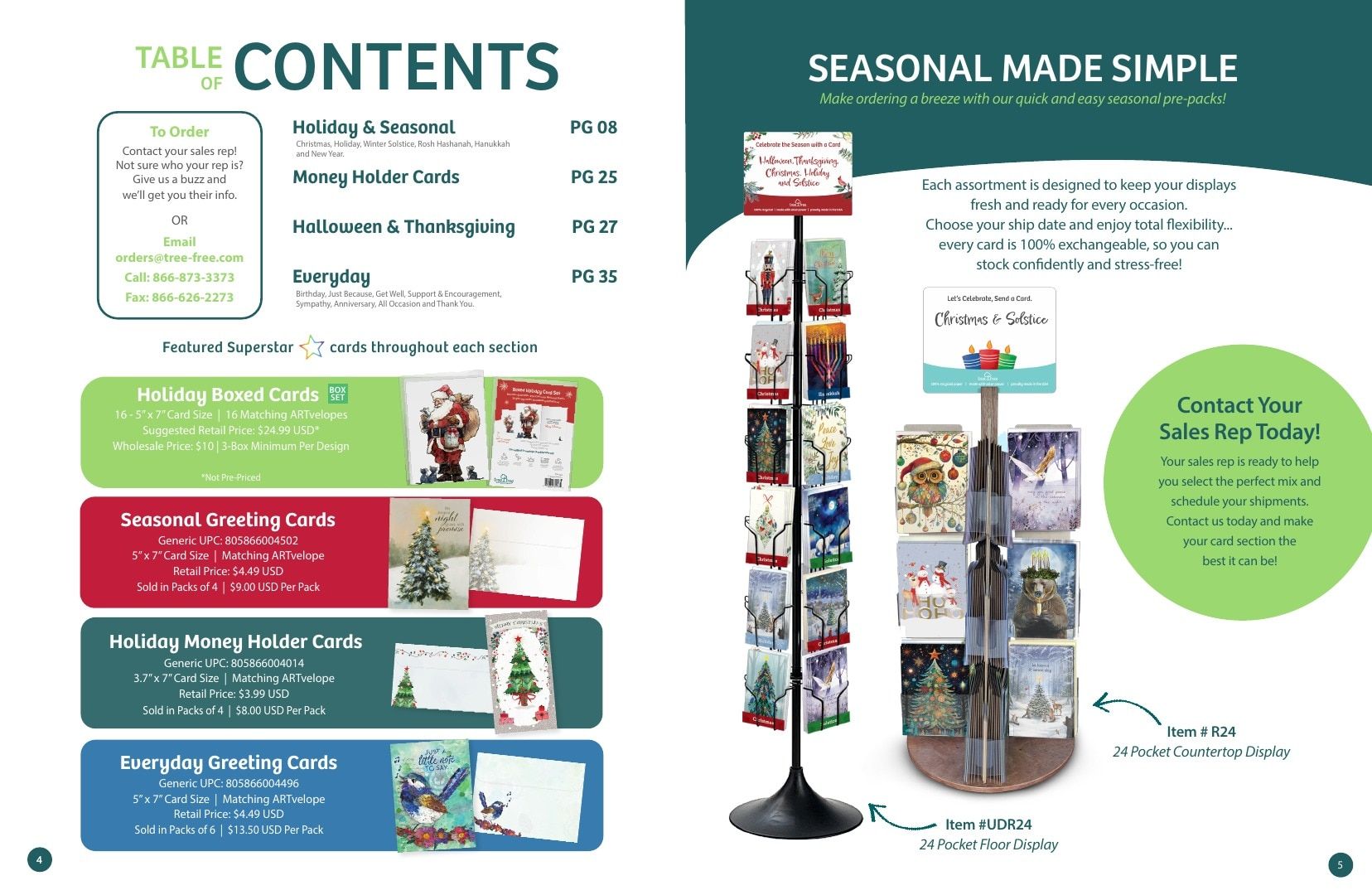 Tree-Free Greetings Holiday and New Release Catalog Weekly Ad January 1 - December 31, 2026