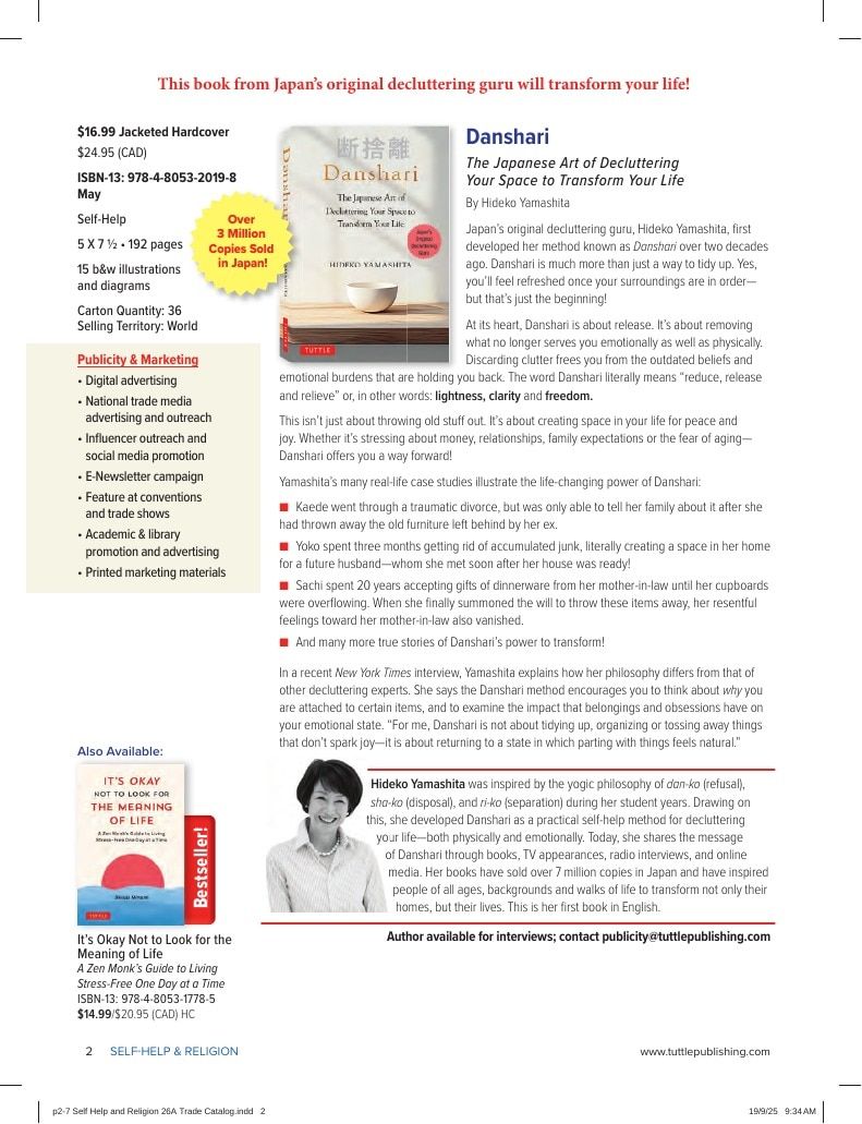 Tuttle Publishing Spring Books Catalog Weekly Ad January 1 - December 31, 2026