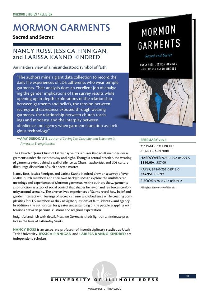 University of Illinois Press Spring Books Catalog Weekly Ad January 1 - December 31, 2026
