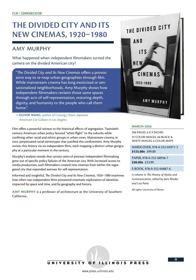 University of Illinois Press Spring Books Catalog Weekly Ad January 1 - December 31, 2026